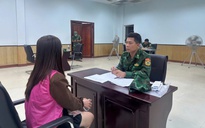 Hình ảnh tiếp nhận 56 công dân nghi liên quan việc tổ chức đánh bạc, rửa tiền trên mạng