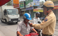 CSGT TPHCM đo nồng độ cồn vào ban ngày, ở đường nhỏ: Xử lý nghiêm không có ngoại lệ