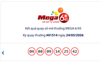 Ngày 24-5, xổ số Vietlott có vé trúng giải Jackpot