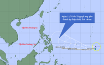 Xuất hiện bão Hagupit ở Tây Bắc Thái Bình Dương, có vào Biển Đông?