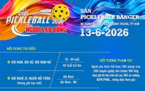 Bốc thăm phân bảng đấu Giải Pickleball Báo Người Lao Động năm 2026