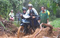 Bình Định 14 người chết và mất tích, vùng cao Quảng Nam bị cô lập