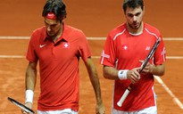 Federer thua luôn trận đôi, Thụy Sĩ bị loại khỏi Davis Cup