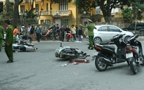 Hà Nội: Cướp giật gây tai nạn khiến 2 vợ chồng nguy kịch