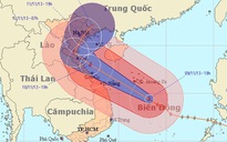 Siêu bão Haiyan có khả năng đổi hướng nguy hiểm