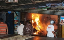 Cháy lớn tại chợ Hội Phú