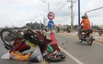Tông dải phân cách, ba người trọng thương