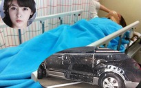 Nữ ca sĩ Hàn “nẹp cổ” vì tai nạn giao thông