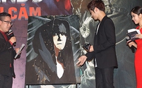 Kim Bum được “đốt lửa” vẽ chân dung tại buổi giao lưu “fan”