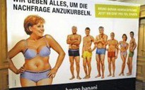 Thủ tướng Đức quảng cáo đồ lót giảm giá