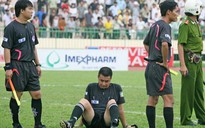Trọng tài bị tấn công ở Cao Lãnh