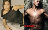 Angelina Jolie sánh đôi cùng David Beckham