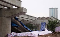 Sập nhịp dẫn cầu Thanh Trì