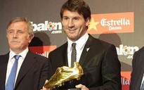 Messi nhận Chiếc giày vàng châu Âu