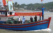 Tàu cá đầu tiên từ Hoàng Sa về đất liền đầu năm