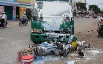 Xe tải lại cán chết người