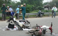 Xe máy tông nhau, hai người thương vong