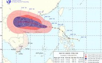 Siêu bão cấp 14 tiến sát Bắc Bộ