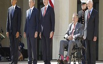 Năm đời tổng thống Mỹ hội tụ tôn vinh TT Bush