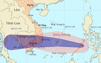 Bão số 13 sẽ đổ bộ vào miền Nam