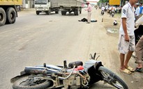 Ô tô tông xe máy, một người tử vong