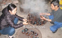 Ngọt ngào bánh gấc Ninh Giang