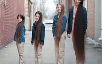 Bốn mẹ con sở hữu mái tóc dài kỷ lục