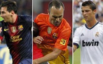 Iniesta lọt vào top 3 “Cầu thủ xuất sắc nhất châu Âu"