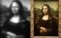Tranh nàng Mona Lisa nhỏ hơn sợi tóc
