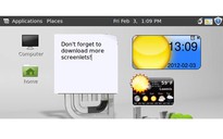 Tạo Desktop Widget trên Linux Mint 12