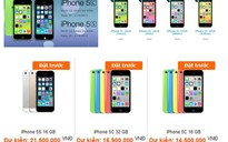 Dịch vụ đặt mua iPhone 5S và 5C nở rộ ở Việt Nam