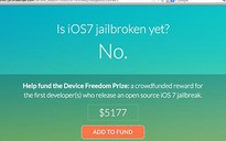 Hơn 5.000 USD cho ai bẻ khóa được iOS 7