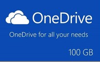 Miễn phí 100GB dung lượng lưu trữ OneDrive