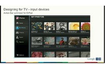 Giao diện Google TV sau khi nâng cấp lên android 3.1