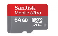 SanDisk đã có thẻ microSD 64 GB