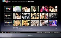 Tận hưởng kho giải trí Zing trên Sony Internet TV