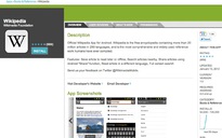 Wikipedia ra mắt ứng dụng trên Android