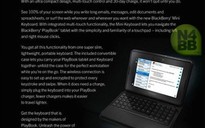 Bàn phím mới dành cho máy tính bảng Playbook