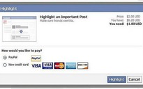 Facebook bắt đầu thử nghiệm thu phí
