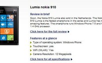 Nokia Lumia 910 lộ diện