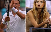 "Sao" quần vợt khoe người yêu trên khán đài Wimbledon 2013
