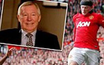 Ông Ferguson bắt tay Moyes thuyết phục Rooney ở lại