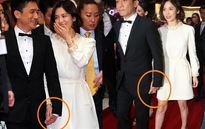 Lương Triều Vỹ-Song Hye Kyo “tay trong tay” trên thảm đỏ