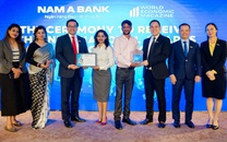 Nam A Bank nhận “cú đúp” giải thưởng quốc tế