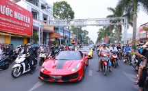 Dàn siêu xe trăm tỉ đổ về Cần Thơ