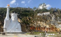 Yêu cầu dừng thi công tượng "Nữ thần tự do" gây tranh cãi ở Sa Pa