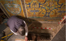 Sửa cung điện, phát hiện cô gái tóc vàng bị giấu dưới sàn 7 thế kỷ