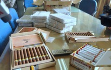 Bắt lô xì-gà ngoại 600 điếu trị giá hơn 300 triệu đồng
