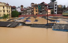 Lụt kinh hoàng tại TP Lạng Sơn sau bão Thần Sấm