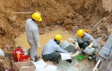 Vỡ đường ống nước sông Đà lần 9, 70.000 hộ dân mất nước